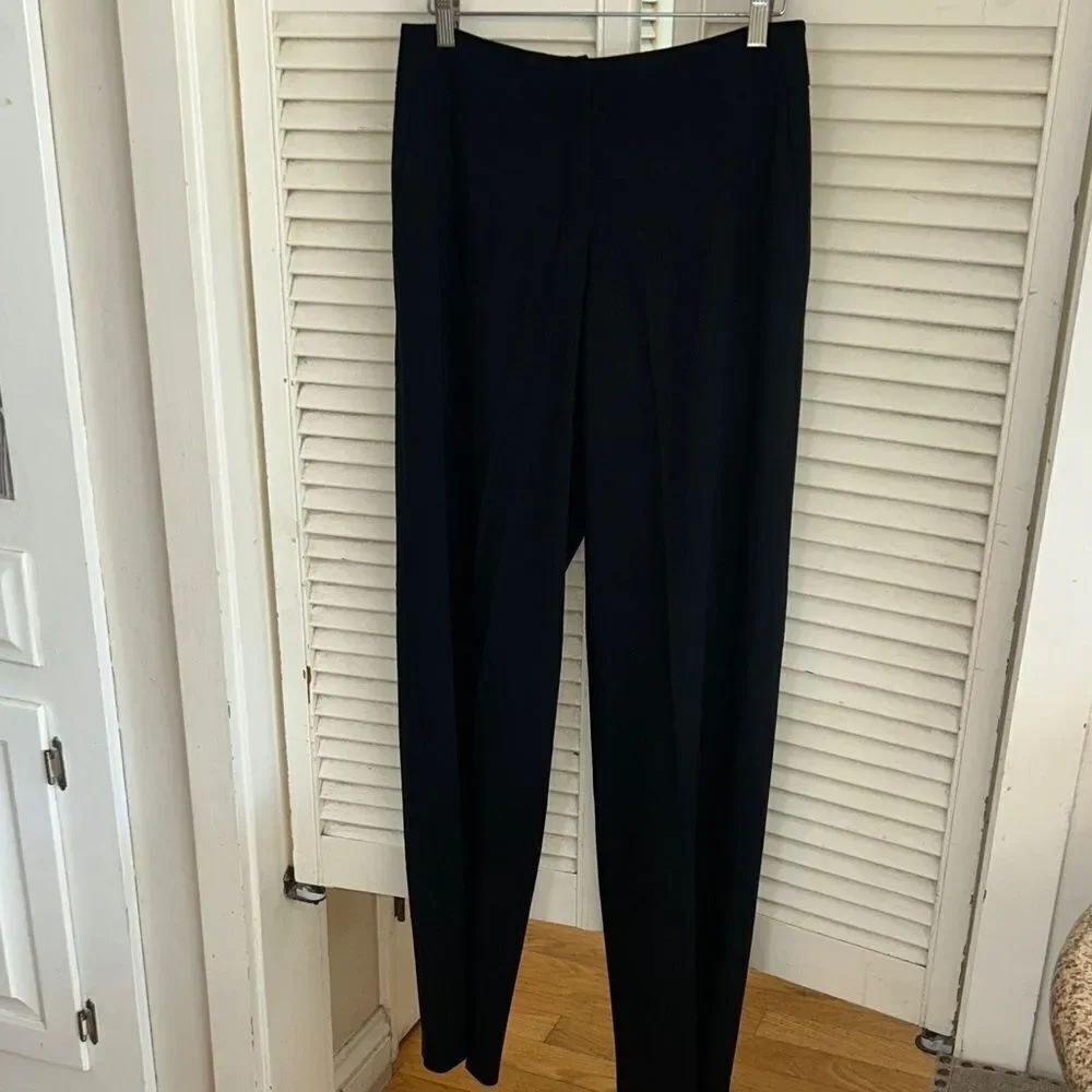 Giorgio Armani Classic Chic Black Trousers Pockets!!